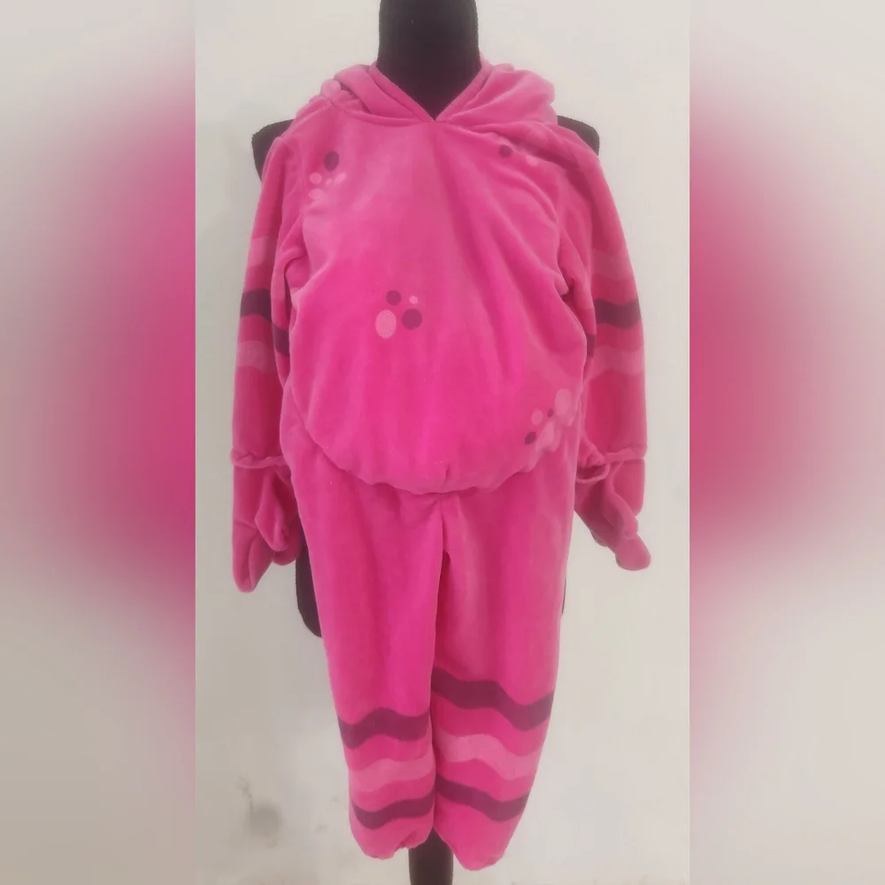 miniwear Bright Pink Monster Hooded Kids Costume